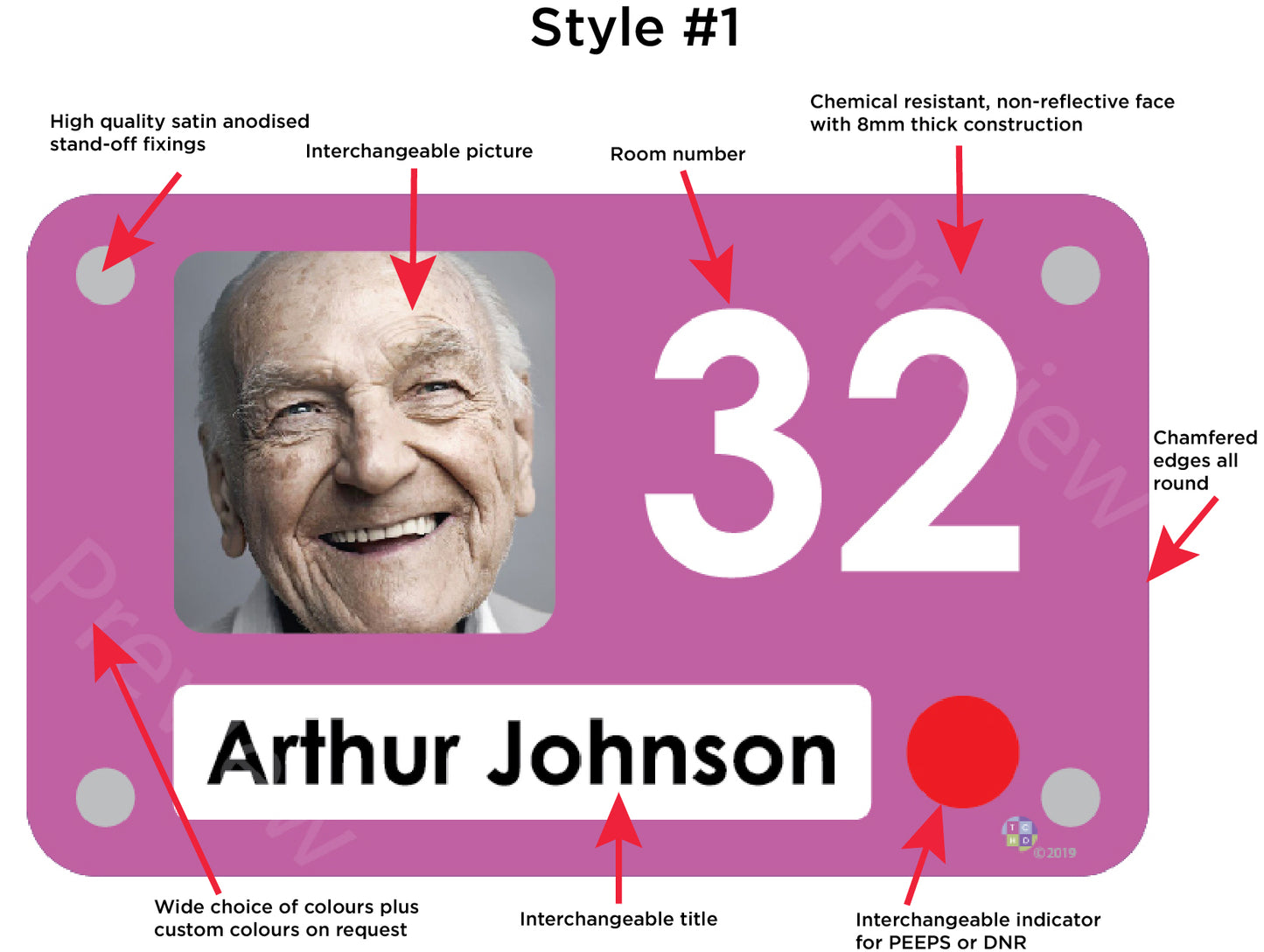 Personalised Bedroom signs