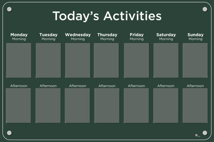 Activities Calendar - Basic 14 pocket design