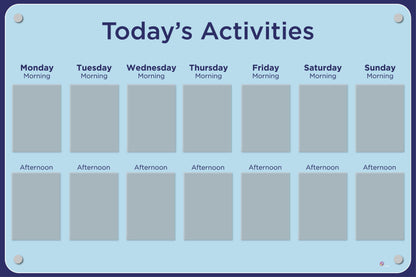 Activities Calendar - Basic 14 pocket design