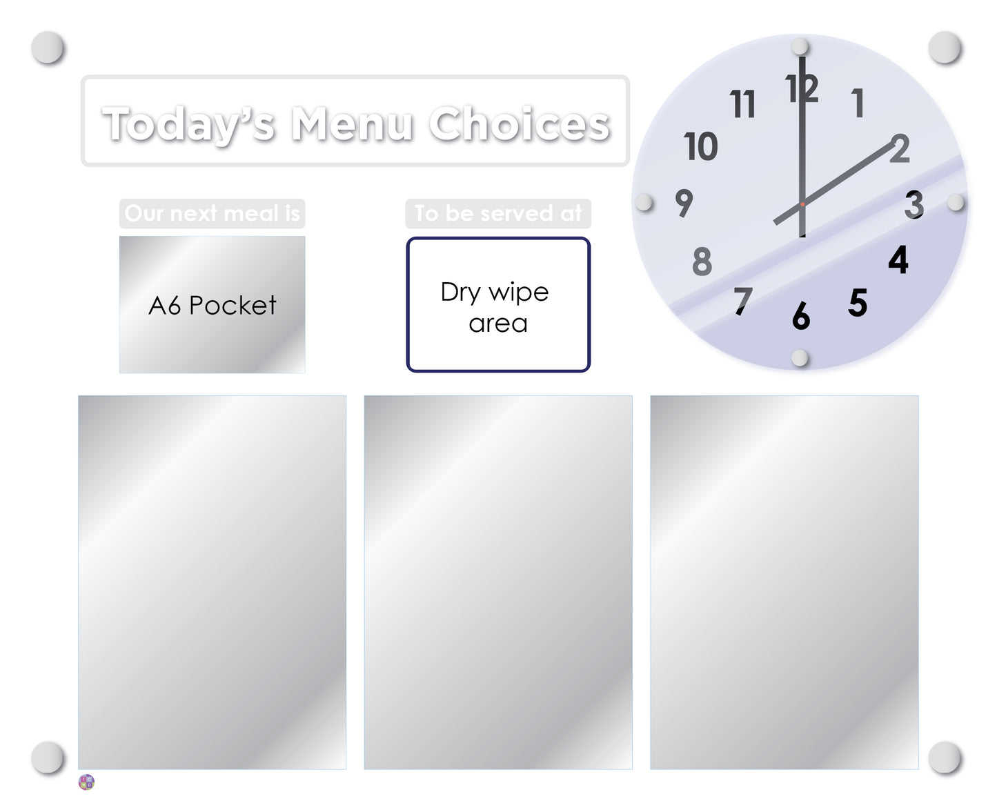 Menu display boards