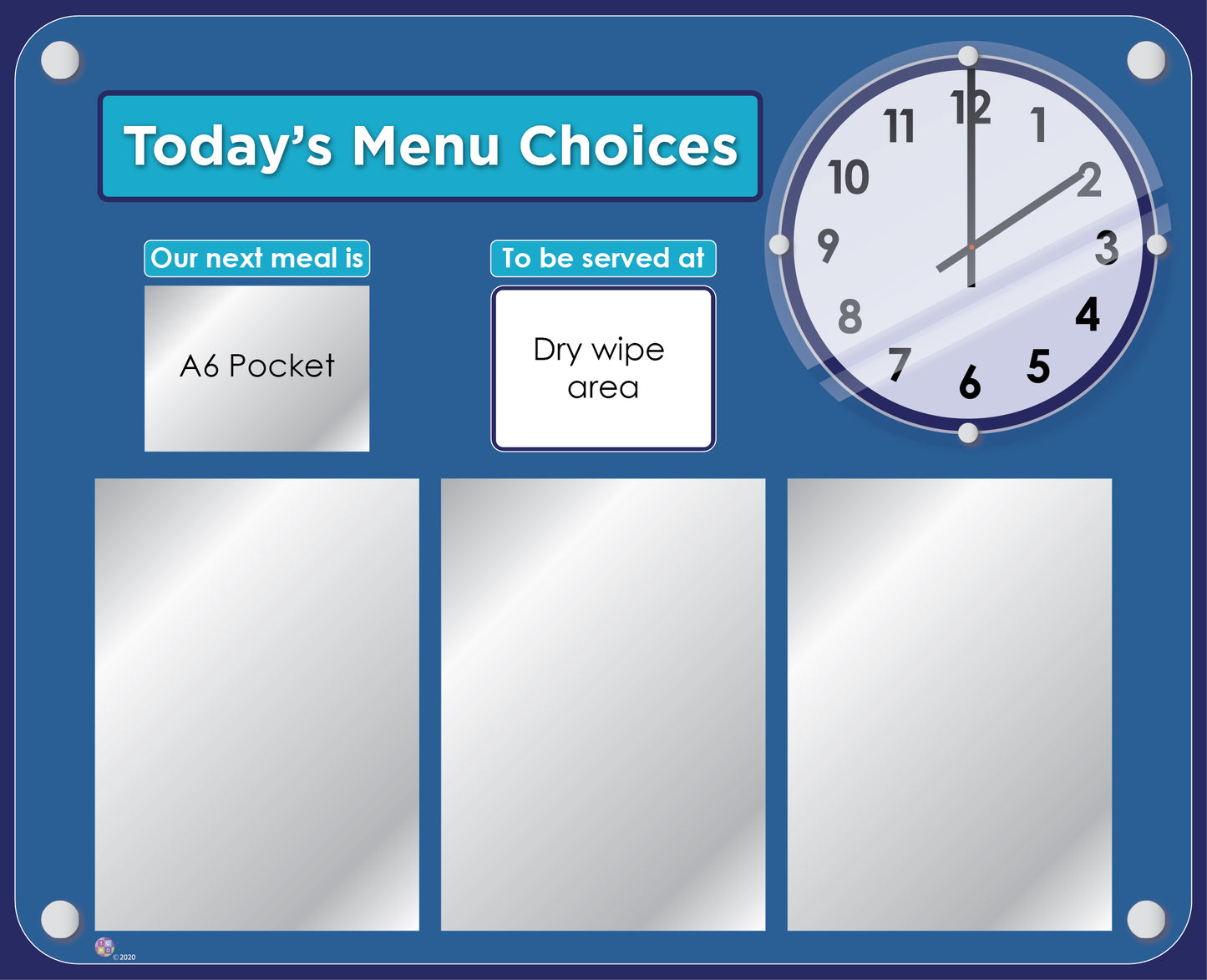 Menu display boards